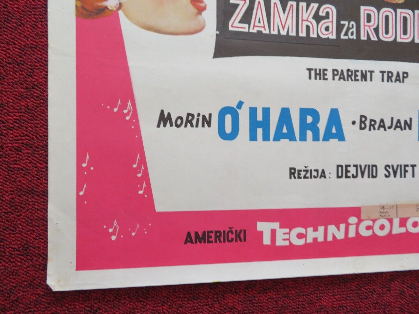 THE PARENT TRAP YUGOSLAVIAN (19.5"x 27.5") POSTER DISNEY HAYLEY MILLS 1961 - Rendezvous Cinema