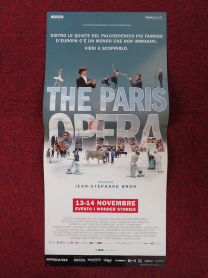THE PARIS OPERA ITALIAN LOCANDINA POSTER STEPHANE LISSNER B. MILLEPIED 2017 Rendezvous Cinema Movie posters