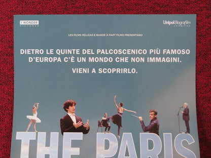 THE PARIS OPERA ITALIAN LOCANDINA POSTER STEPHANE LISSNER B. MILLEPIED 2017 Rendezvous Cinema Movie posters