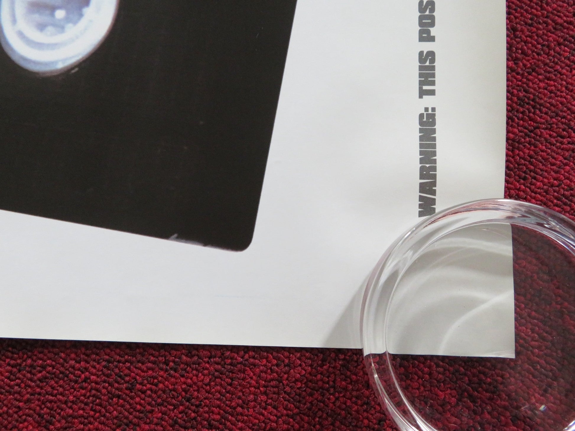 THE PAROLE OFFICER - B UK QUAD ROLLED POSTER STEVE COOGAN BEN MILLER 2001 Rendezvous Cinema Movie posters