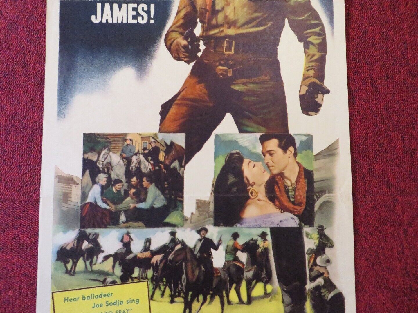 THE PARSON AND THE OUTLAW US INSERT (14"x 36") POSTER ANTHONY DEXTER 1957 Rendezvous Cinema Movie posters