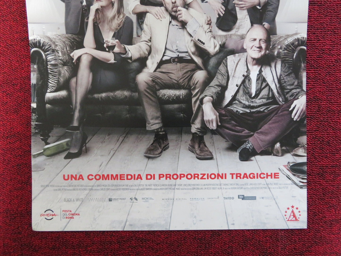 THE PARTY ITALIAN LOCANDINA POSTER PATRICIA CLARKSON BRUNO GANZ 2017 Rendezvous Cinema Movie posters