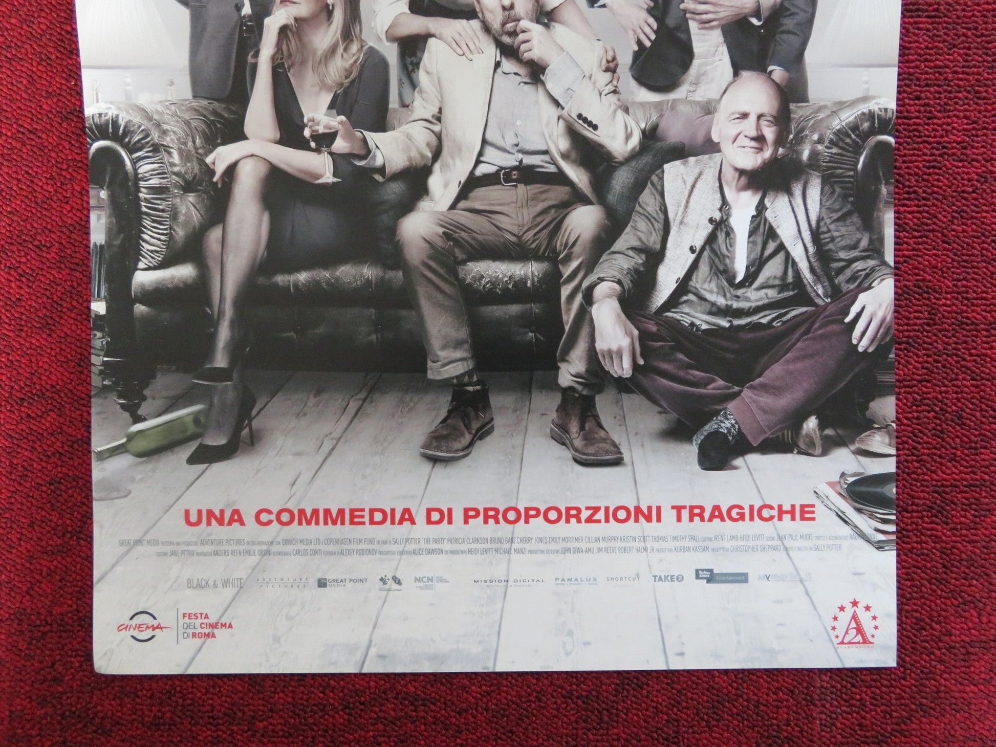 THE PARTY ITALIAN LOCANDINA POSTER PATRICIA CLARKSON BRUNO GANZ 2017 Rendezvous Cinema Movie posters
