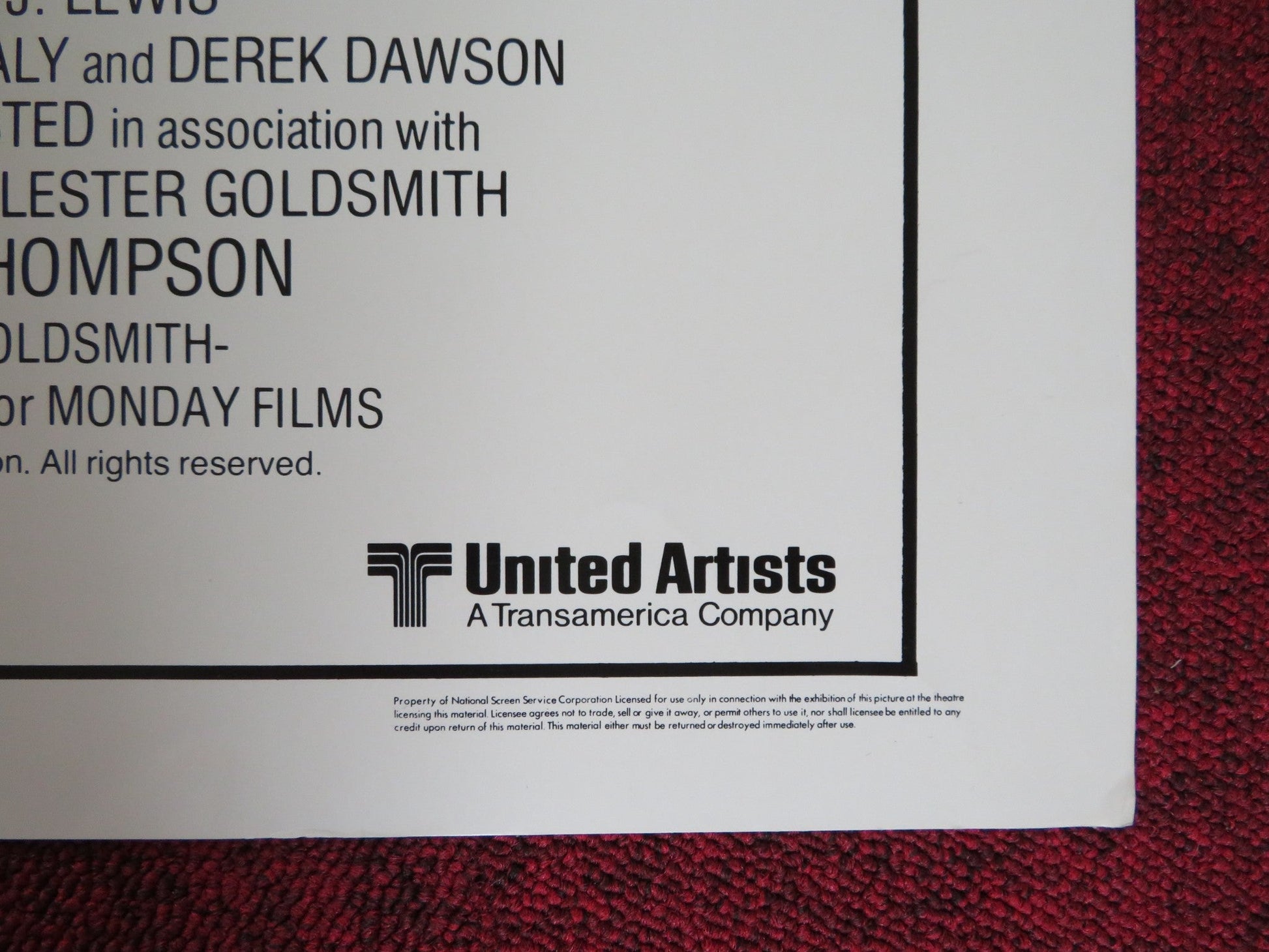 THE PASSAGE US HALF SHEET (22"x 28") POSTER ANTHONY QUINN JAMES MASON 1979 Rendezvous Cinema Movie posters