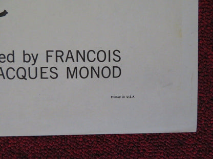 THE PASSION OF SLOW FIRE FOLDED US ONE SHEET POSTER JEAN DESAILLY 1963 Movie posters