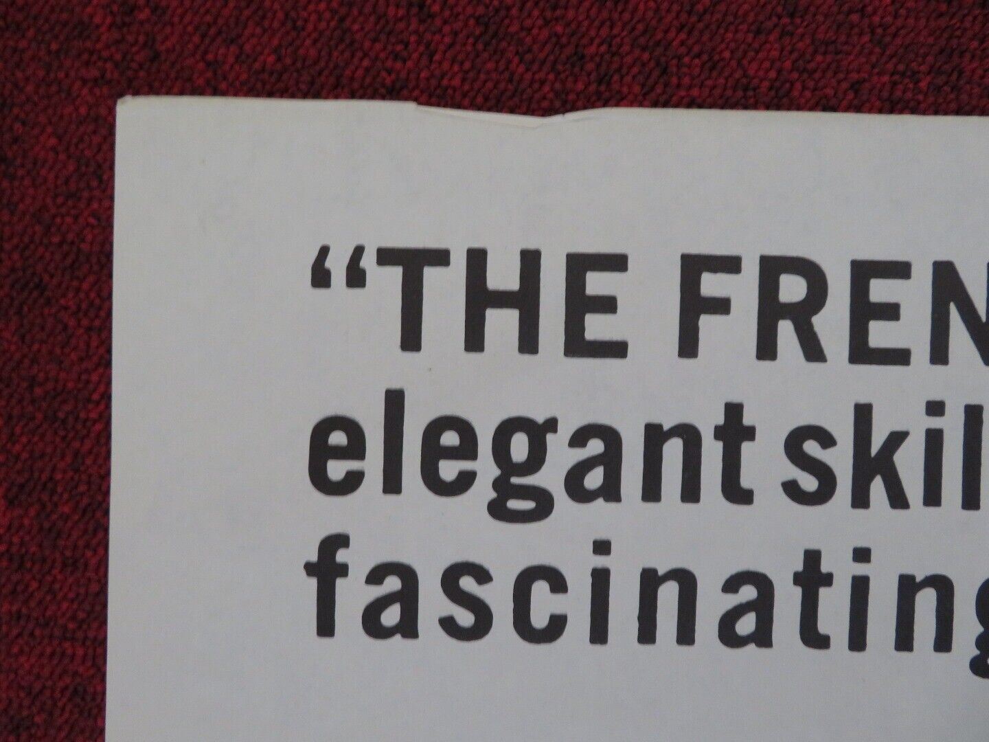 THE PASSION OF SLOW FIRE FOLDED US ONE SHEET POSTER JEAN DESAILLY 1963 Movie posters