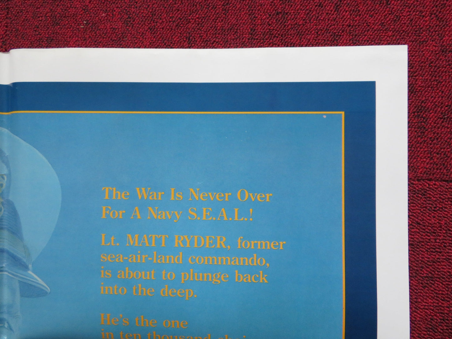 THE PATRIOT FOLDED US ONE SHEET POSTER GREGG HENRY LESLIE NIELSEN 1986 Rendezvous Cinema Movie posters