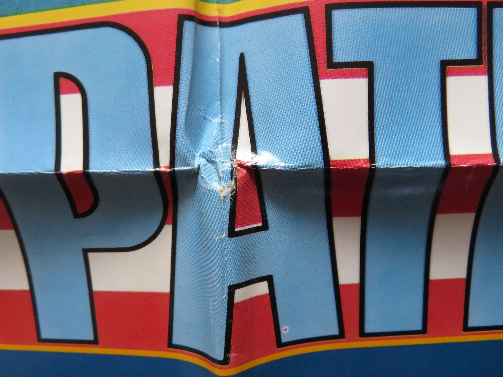 THE PATRIOT FOLDED US ONE SHEET POSTER GREGG HENRY LESLIE NIELSEN 1986 Rendezvous Cinema Movie posters