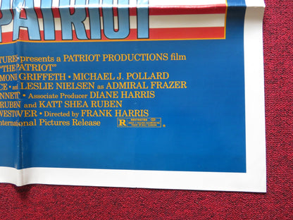 THE PATRIOT FOLDED US ONE SHEET POSTER GREGG HENRY LESLIE NIELSEN 1986 Rendezvous Cinema Movie posters