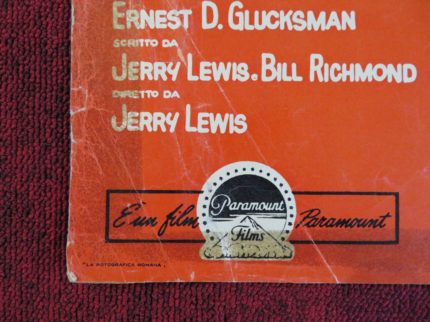 THE PATSY ITALIAN FOTOBUSTA POSTER JERRY LEWIS INA BALIN 1964 Rendezvous Cinema Movie posters