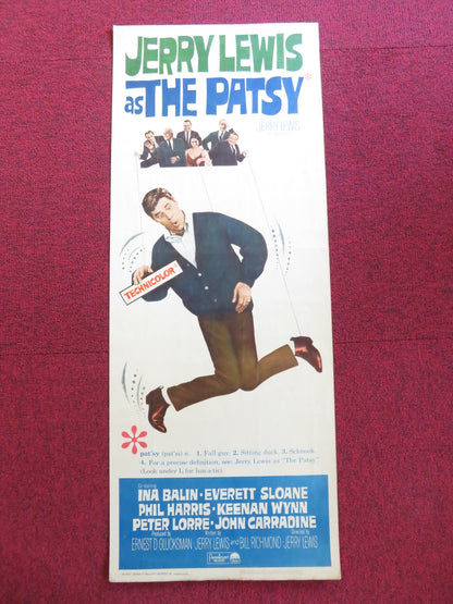 THE PATSY US INSERT (14"x 36") POSTER JERRY LEWIS INA BALIN 1964 Rendezvous Cinema Movie posters