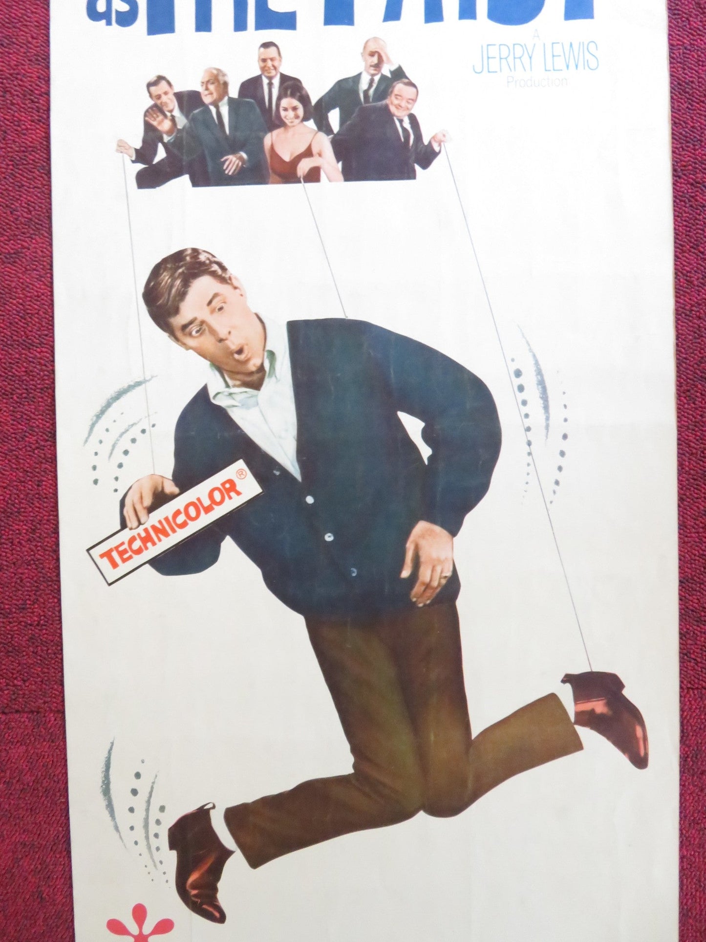 THE PATSY US INSERT (14"x 36") POSTER JERRY LEWIS INA BALIN 1964 Rendezvous Cinema Movie posters