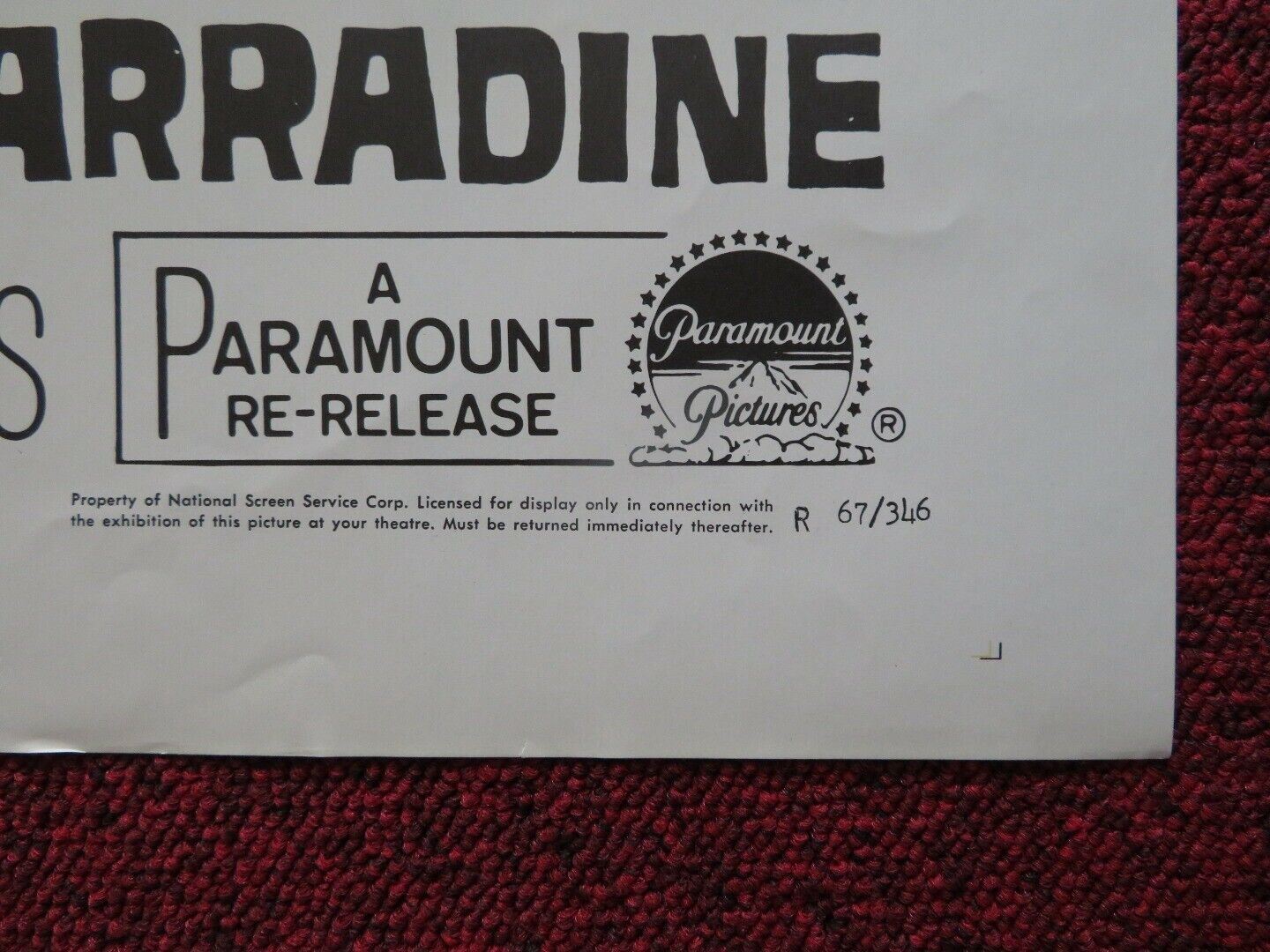 THE PATSY US ONE SHEET POSTER JERRY LEWIS INA BALIN 1967 Movie posters