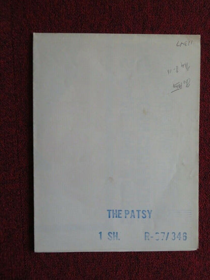 THE PATSY US ONE SHEET POSTER JERRY LEWIS INA BALIN 1967 Movie posters