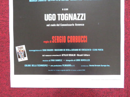 THE PAYOFF ITALIAN LOCANDINA POSTER NINO MANFREDI PAOLO STOPPA 1978 Rendezvous Cinema Movie posters