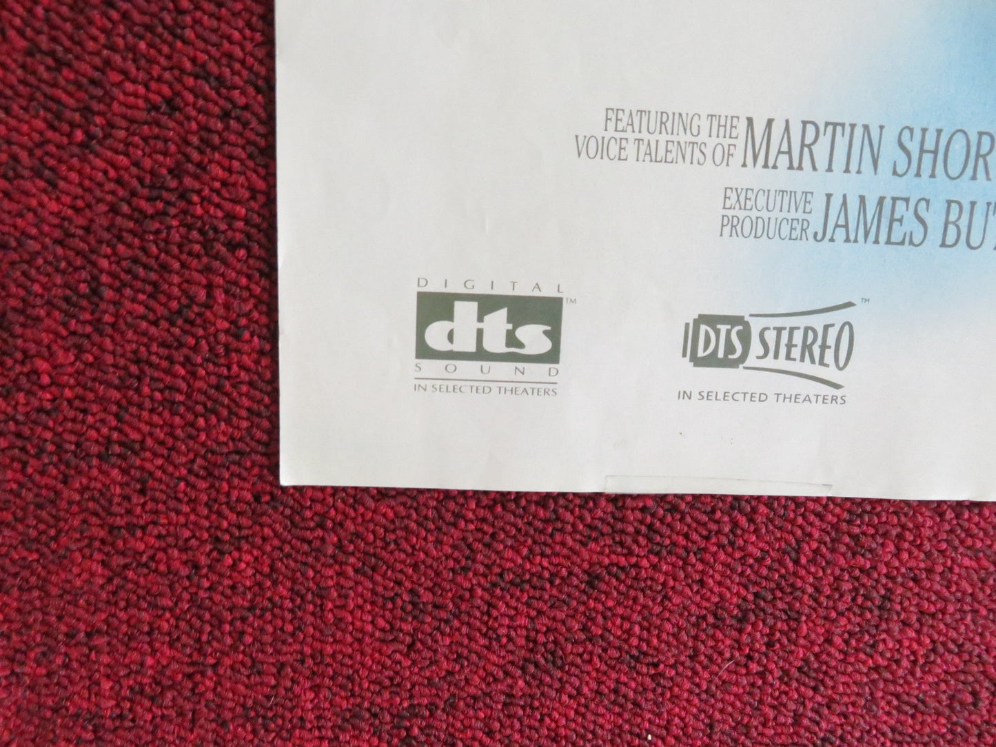 THE PEBBLE AND THE PENGUIN FOLDED US ONE SHEET POSTER MARTIN SHORT T. CURRY 1995 Rendezvous Cinema Movie posters