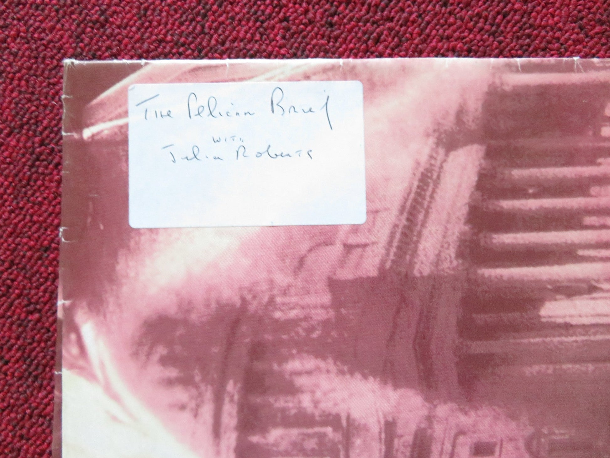 THE PELICAN BRIEF QUAD POSTER FOLDED JULIA ROBERTS DENZEL WASHINGTON 1994 Rendezvous Cinema Movie posters