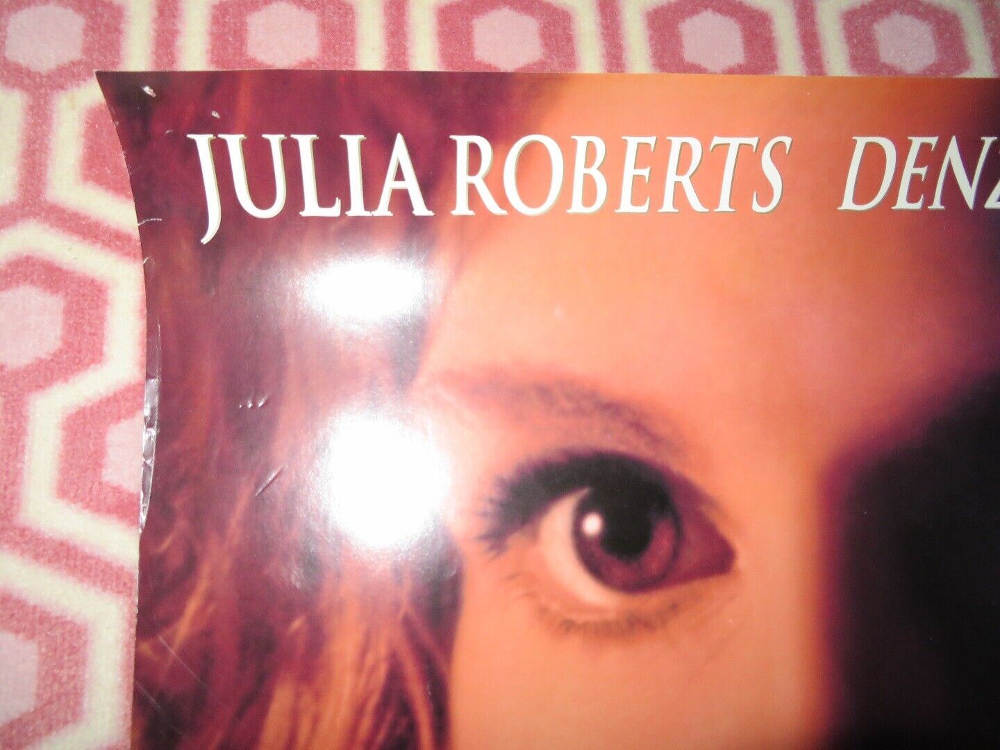 THE PELICAN BRIEF US ONE SHEET ROLLED POSTER JULIA ROBERTS DENZEL WASHINGTON '93 Movie posters