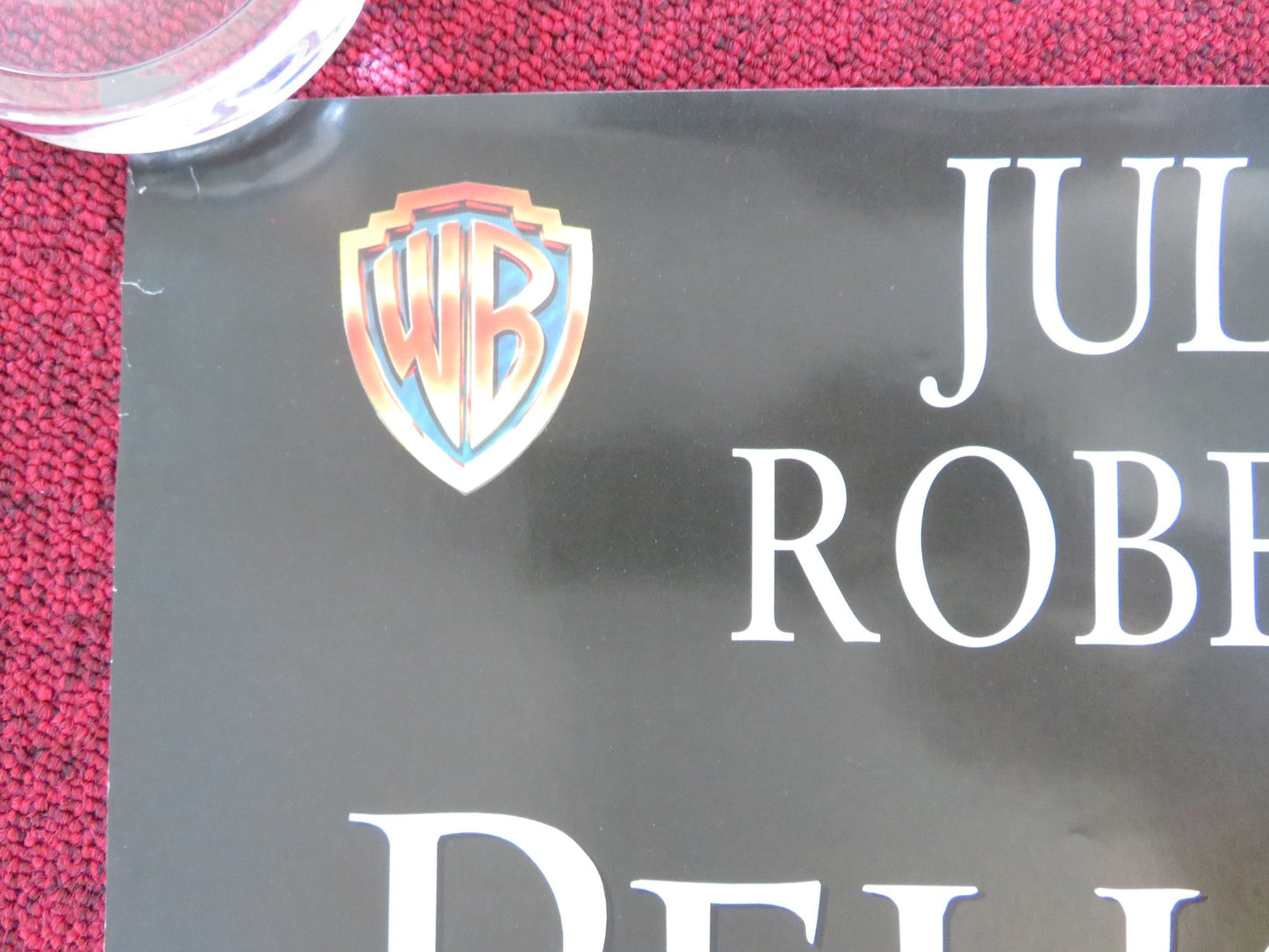 THE PELICAN BRIEF VHS VIDEO POSTER ROLLED JULIA ROBERTS DENZEL WASHINGTON 1993 Rendezvous Cinema Movie posters