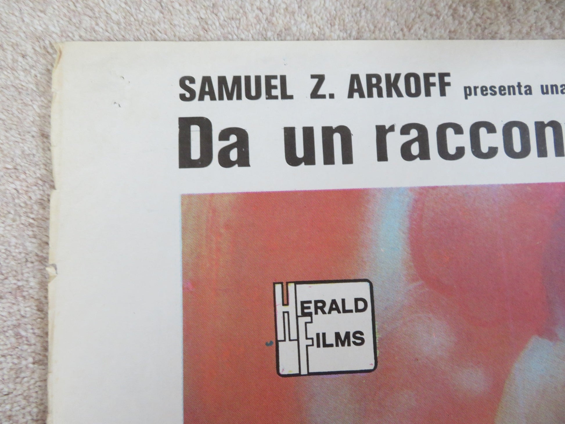 THE PEOPLE THAT TIME FORGOT ITALIAN 2 FOGLIO POSTER P. WAYNE D. MCCLURE 1977 Rendezvous Cinema Movie posters