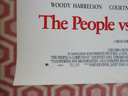 THE PEOPLE VS. LARRY FLYNT US ONE SHEET ROLLED POSTER WOODY HARRELSON 1996 Movie posters