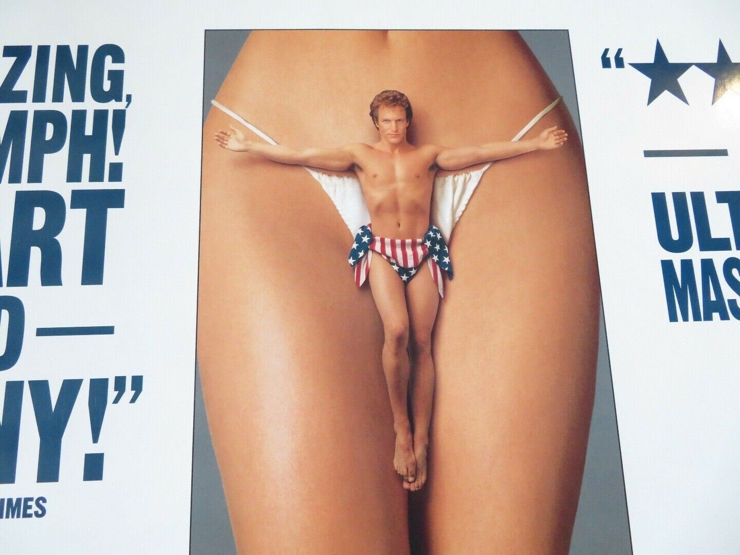 THE PEOPLE VS. LARRY FLYNT US ONE SHEET ROLLED POSTER WOODY HARRELSON 1996 Movie posters