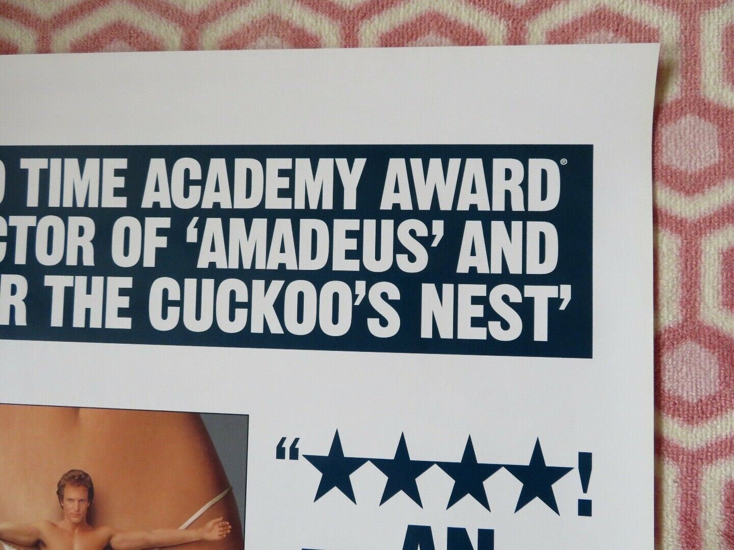 THE PEOPLE VS. LARRY FLYNT US ONE SHEET ROLLED POSTER WOODY HARRELSON 1996 Movie posters