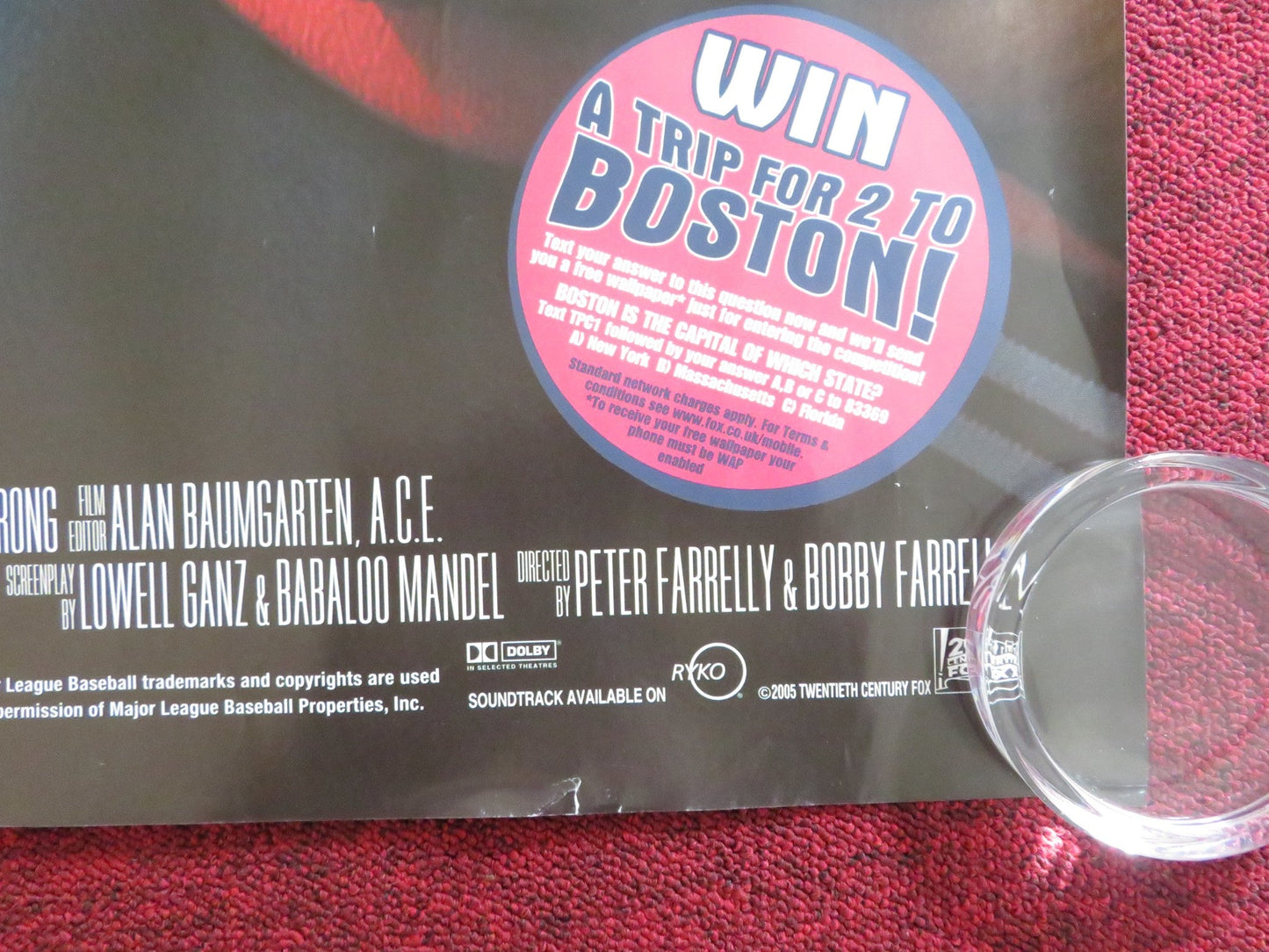 THE PERFECT CATCH? UK QUAD (30"x 40") ROLLED POSTER DREW BARRYMORE 2005 Rendezvous Cinema Movie posters