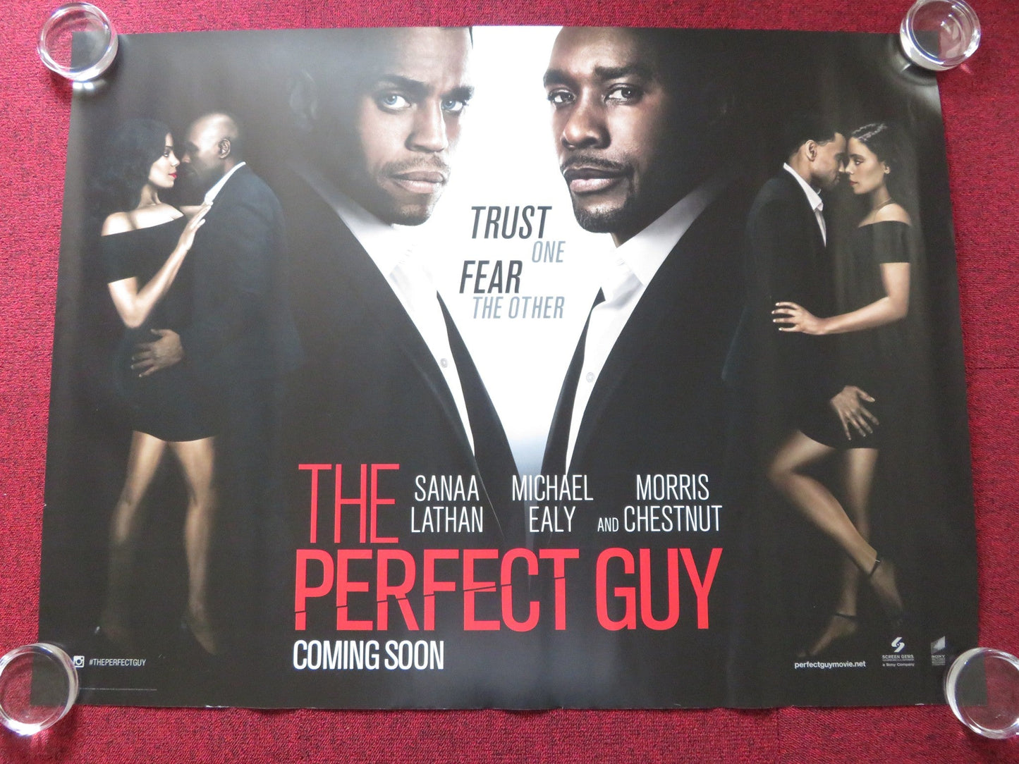 THE PERFECT GUY UK QUAD ROLLED POSTER SANAA LATHAN MICHAEL EALY 2015 Rendezvous Cinema Movie posters