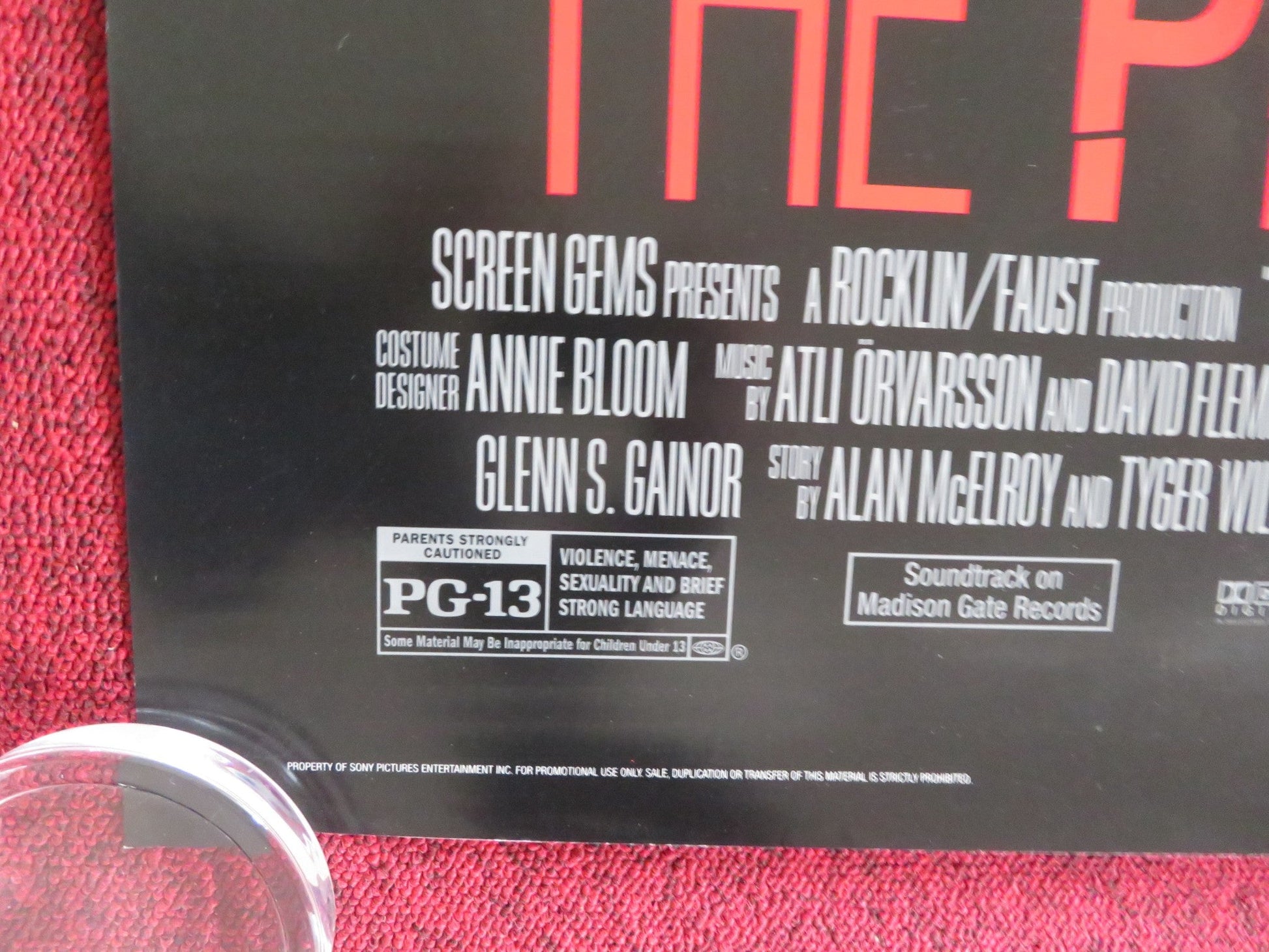 THE PERFECT GUY US ONE SHEET ROLLED POSTER SANAA LATHAN MICHAEL EALY 2015 Rendezvous Cinema Movie posters