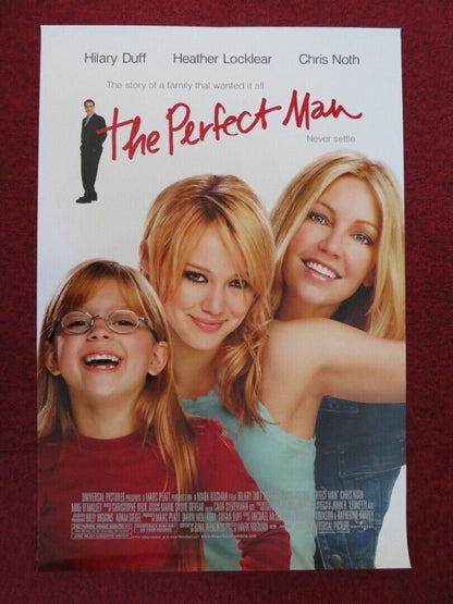 THE PERFECT MAN US ONE SHEET ROLLED POSTER HILARY DUFF HEATHER LOCKLEAR 2005 Movie posters
