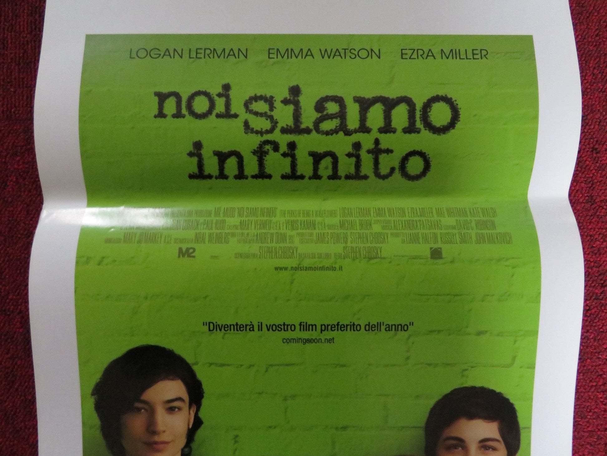 THE PERKS OF BEING A WALLFLOWER ITALIAN LOCANDINA POSTER EMMA WATSON 2012 Rendezvous Cinema Movie posters