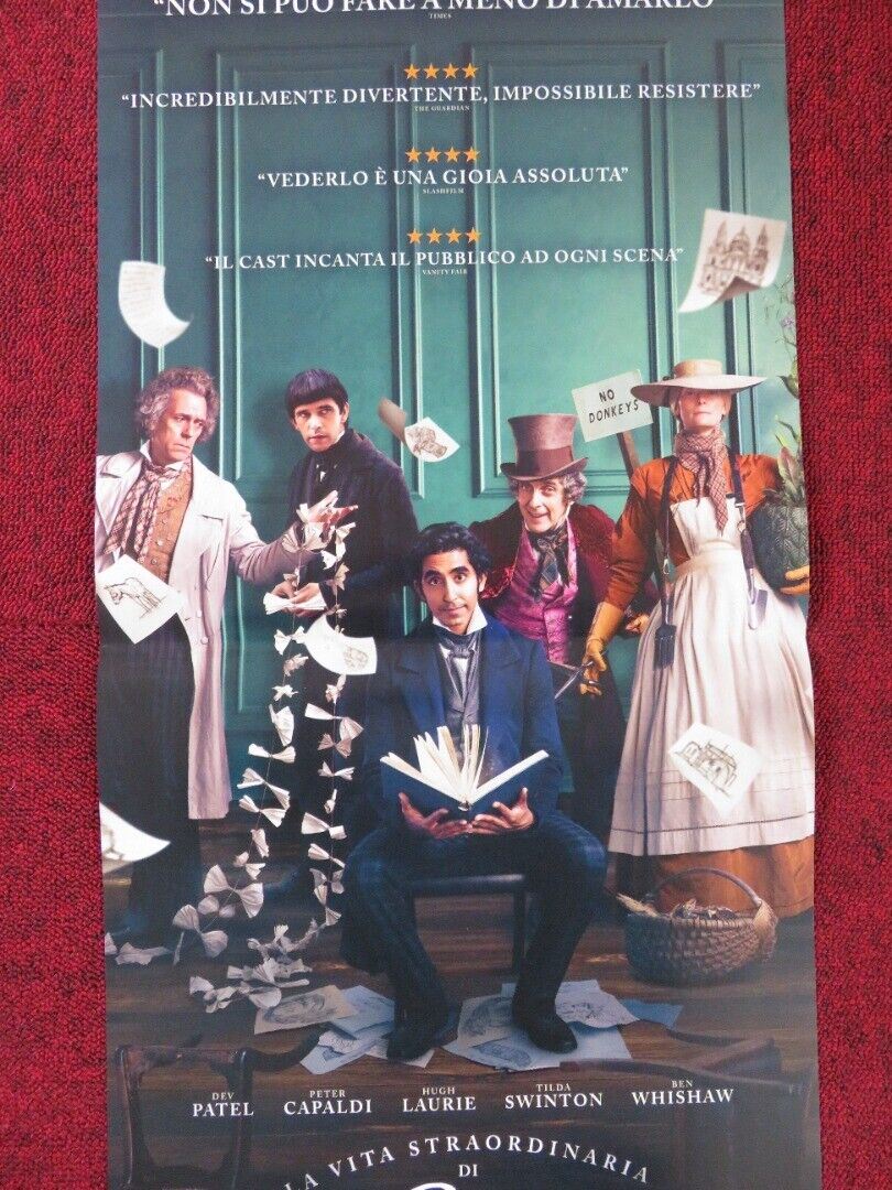 THE PERSONAL HISTORY OF DAVID... ITALIAN LOCANDINA (26.5"x12.5") POSTER 2019 Movie posters