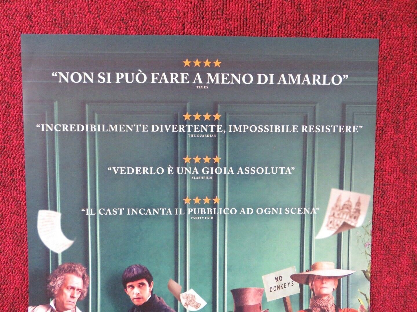 THE PERSONAL HISTORY OF DAVID... ITALIAN LOCANDINA (26.5"x12.5") POSTER 2019 Movie posters