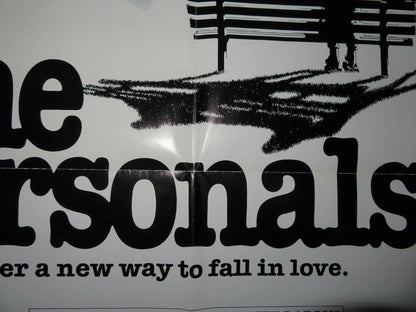 THE PERSONALS US ONE SHEET POSTER BILL SCHOPPERT KAREN LANDRY 1982 Movie posters