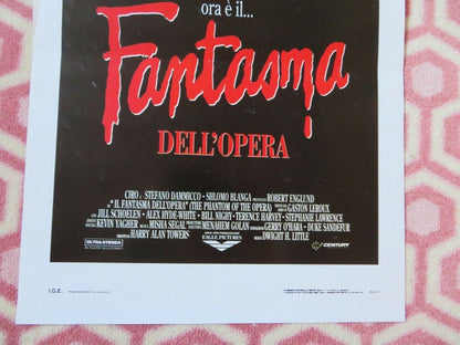 THE PHAMTOM OF THE OPERA ITALIAN LOCANDINA (27.5"x13") POSTER 1992 Movie posters