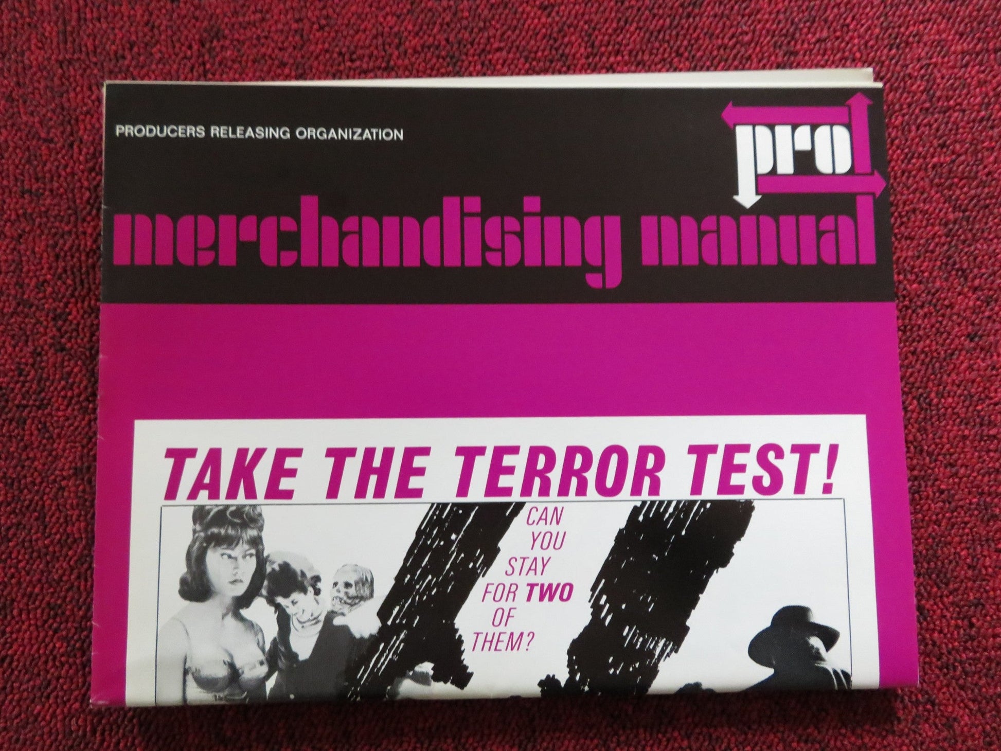 THE PHANTOM OF SOHO / THE MONSTER OF LONDON CITY US PRESSBOOK UNCUT 1967 Rendezvous Cinema Movie posters