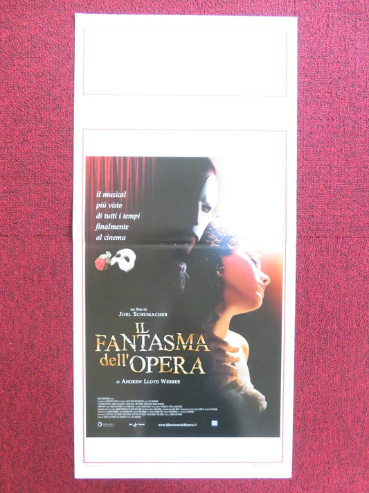 THE PHANTOM OF THE OPERA ITALIAN LOCANDINA POSTER GERARD BUTLER EMMY ROSSUM 2004 Rendezvous Cinema Movie posters