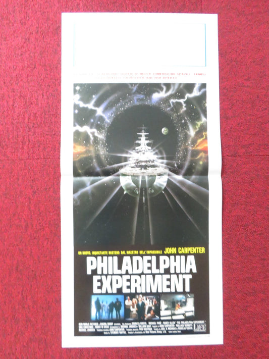 THE PHILADELPHIA EXPERIMENT ITALIAN LOCANDINA POSTER MICHAEL PARE N. ALLEN 1986 Rendezvous Cinema Movie posters