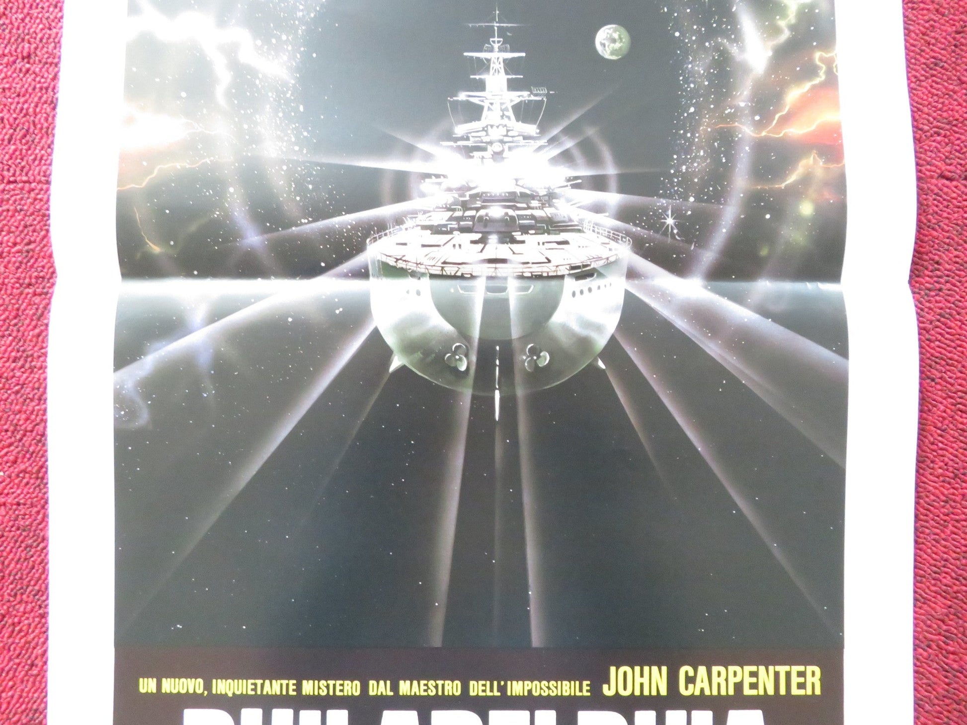 THE PHILADELPHIA EXPERIMENT ITALIAN LOCANDINA POSTER MICHAEL PARE N. ALLEN 1986 Rendezvous Cinema Movie posters