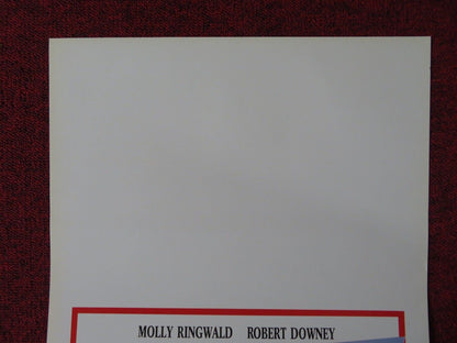 THE PICK - UP ARTIST ITALIAN LOCANDINA (27.5"x13") POSTER MOLLY RINGWALD 1988 Movie posters