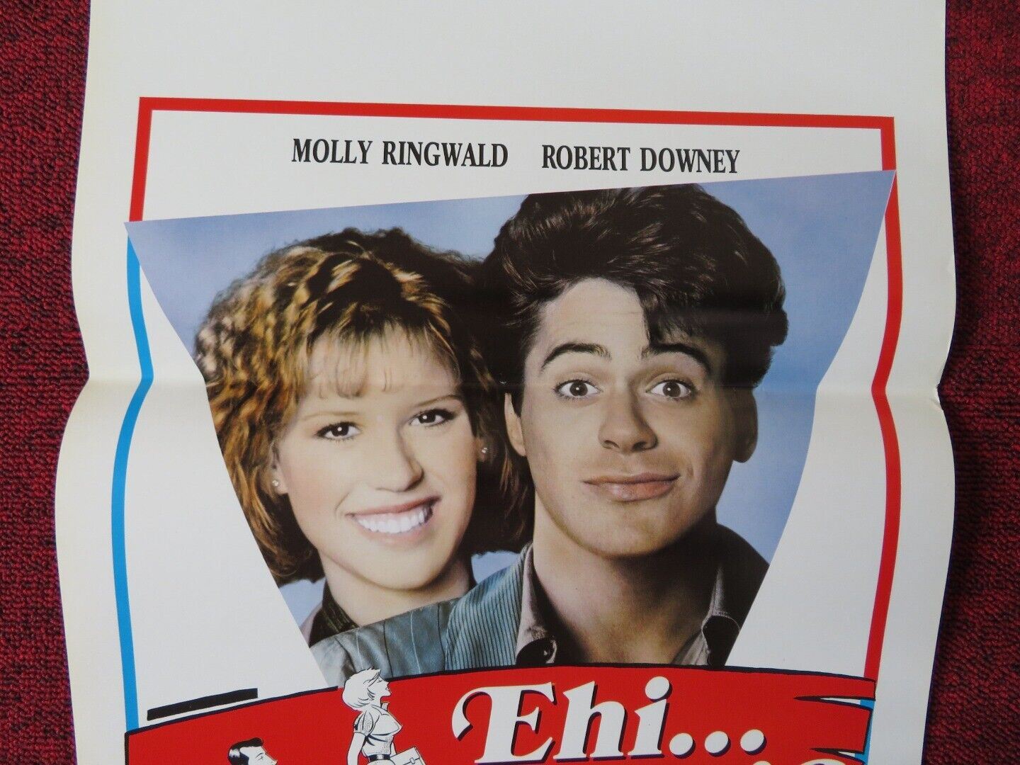 THE PICK - UP ARTIST ITALIAN LOCANDINA (27.5"x13") POSTER MOLLY RINGWALD 1988 Movie posters