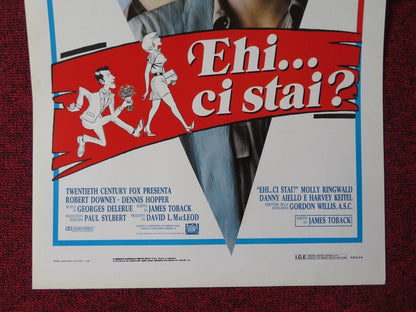 THE PICK - UP ARTIST ITALIAN LOCANDINA (27.5"x13") POSTER MOLLY RINGWALD 1988 Movie posters