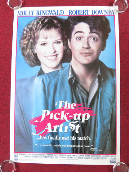 THE PICK - UP ARTIST VHS US ONE SHEET ROLLED POSTER R. DOWNEY JR. RINGWALD 1987 Rendezvous Cinema Movie posters