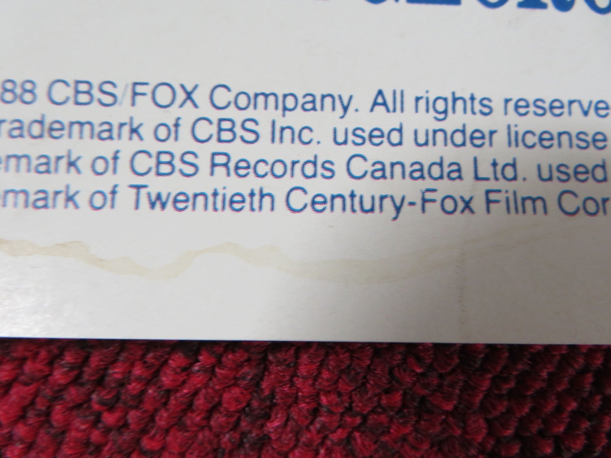 THE PICK - UP ARTIST VHS US ONE SHEET ROLLED POSTER R. DOWNEY JR. RINGWALD 1987 Rendezvous Cinema Movie posters