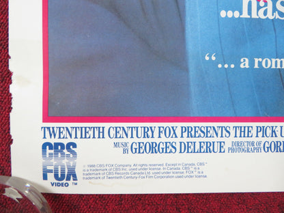 THE PICK - UP ARTIST VHS US ONE SHEET ROLLED POSTER R. DOWNEY JR. RINGWALD 1987 Rendezvous Cinema Movie posters