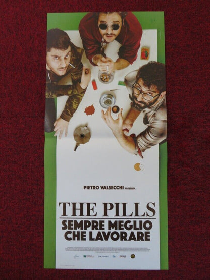 THE PILLS SEMPRE MEGLIO CHE LAVORARE ITALIAN LOCANDINA (26.5"x12.5") POSTER '16 Rendezvous Cinema Movie posters