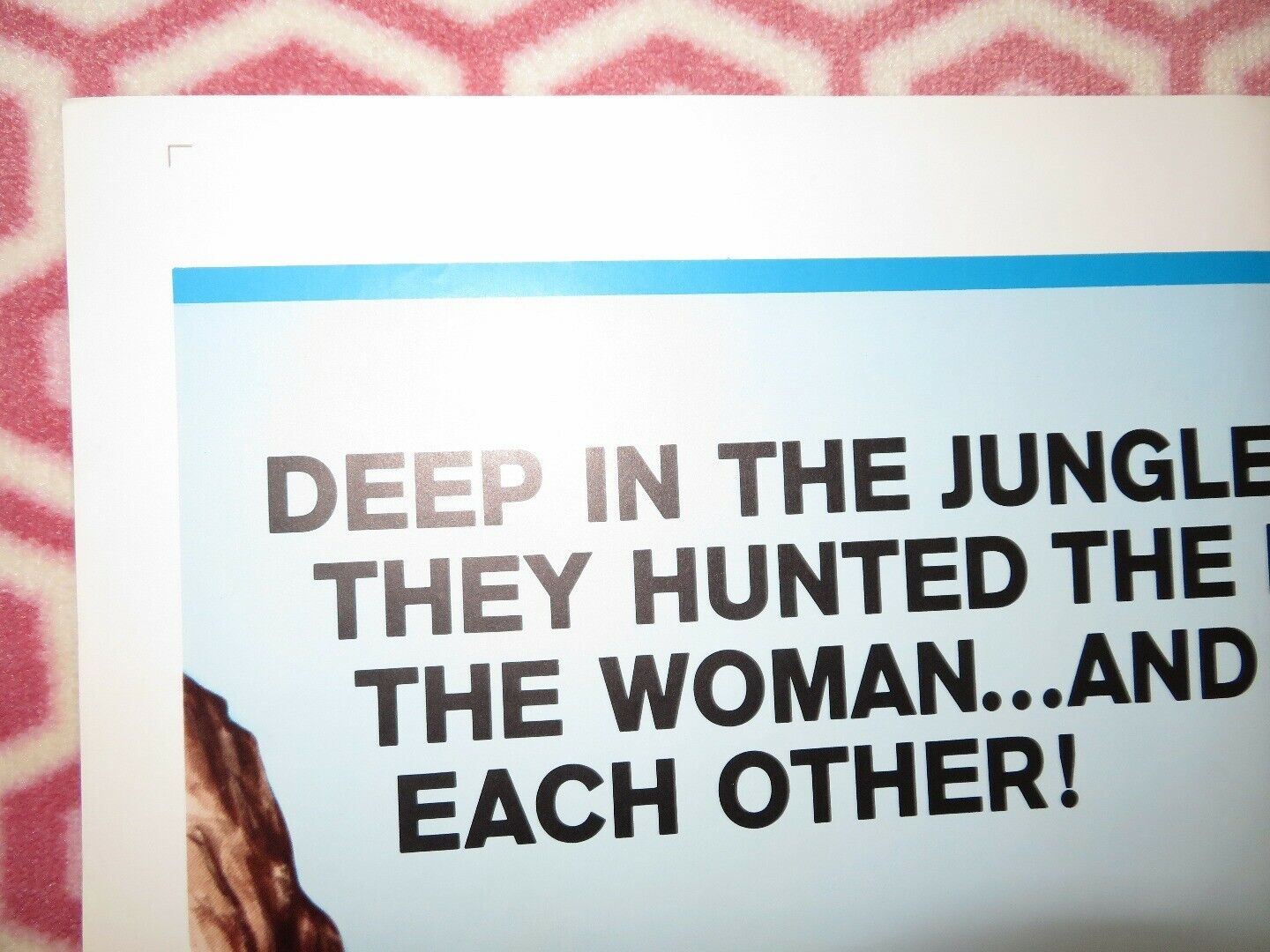 THE PINK JUNGLE US ONE SHEET POSTER JAMES GARNER EVA RENZI 1968 Movie posters
