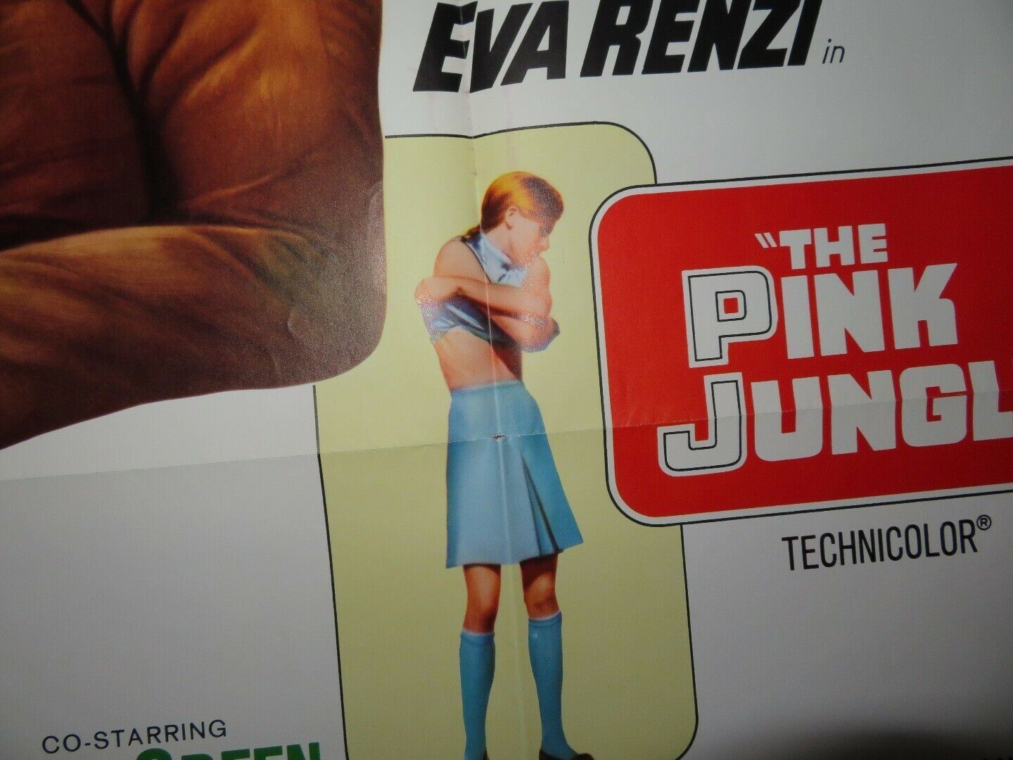 THE PINK JUNGLE US ONE SHEET POSTER JAMES GARNER EVA RENZI 1968 Movie posters