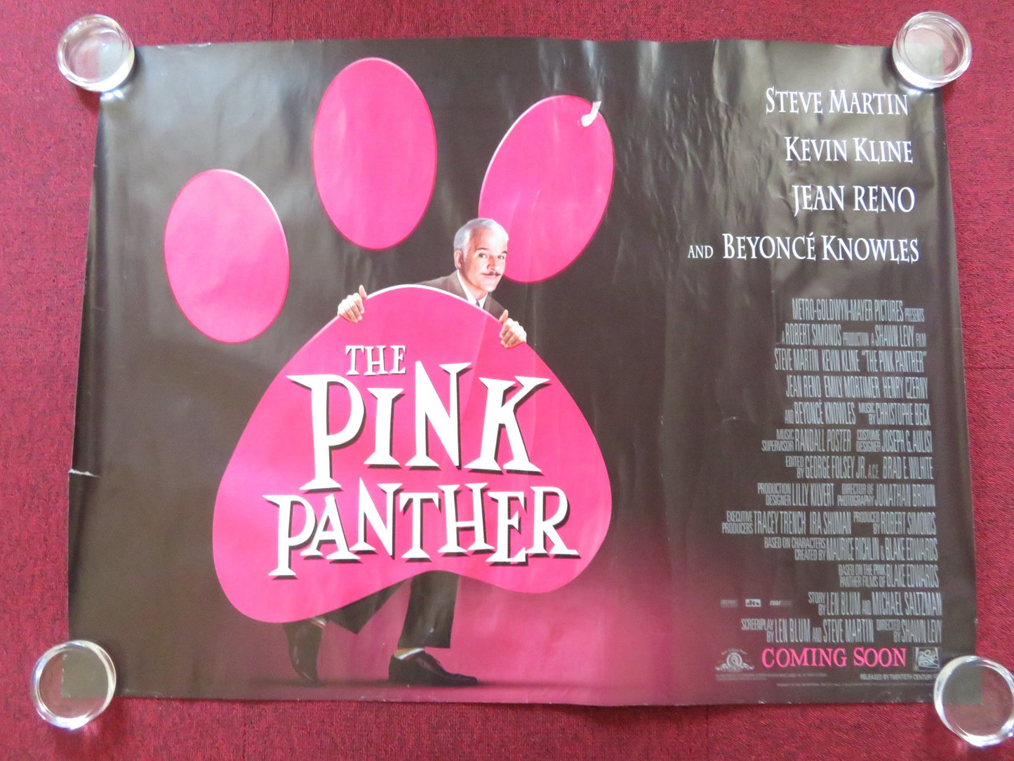 THE PINK PANTHER UK QUAD (30"x 40") ROLLED POSTER STEVE MARTIN BEYONCE 2006 Rendezvous Cinema Movie posters